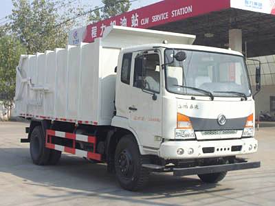 國五東風(fēng)嘉運(yùn)壓縮式對接垃圾車