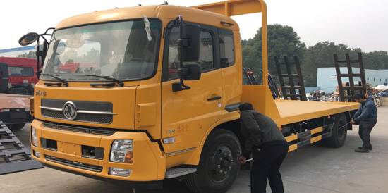 【國五】東風(fēng)天錦單橋平板車