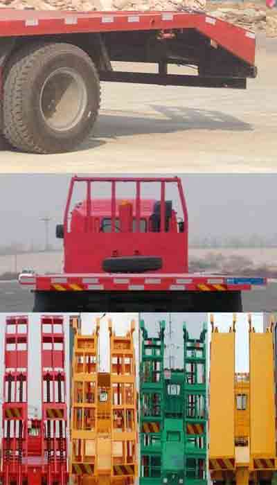 【國五】江淮小三軸挖機(jī)平板車