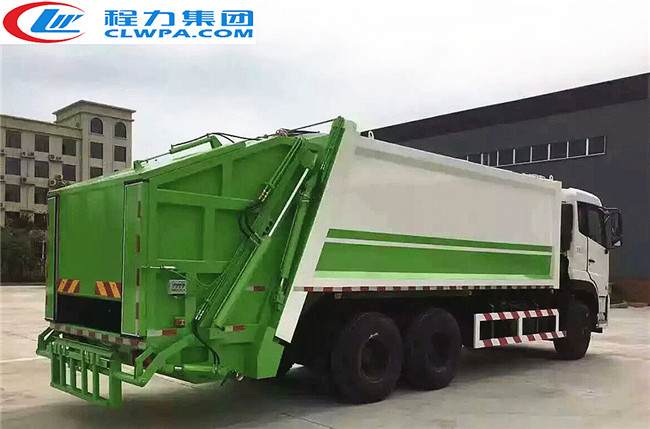 國五東風天龍后雙橋壓縮式垃圾車