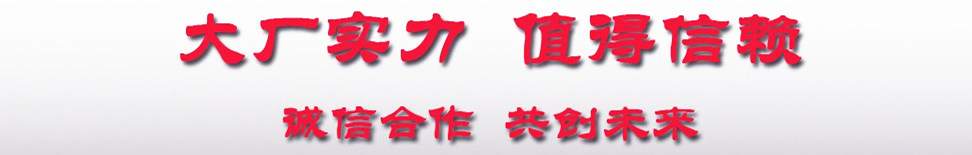 實(shí)力廠家值得信賴