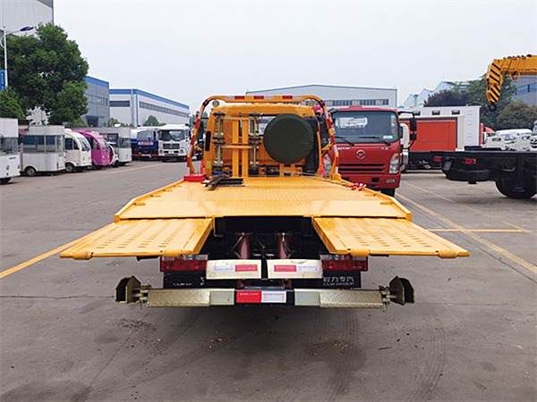 江淮V5一拖二藍牌清障車